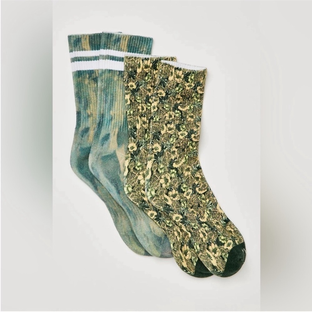 Free People After Practice Sock Pack 2 Pair New With Tags